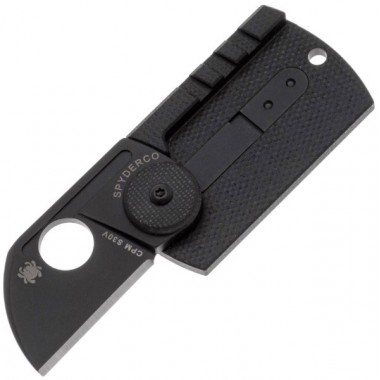 Нож складной SPYDERCO Dog Tag Folder Carbon