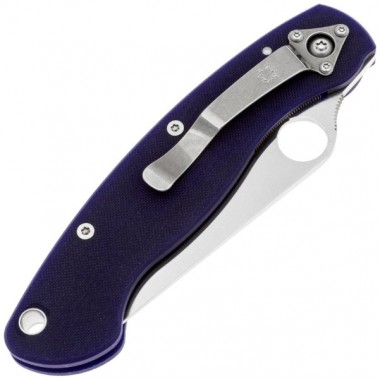 Нож складной SPYDERCO Military Model Dark Blue
