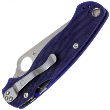 Нож складной SPYDERCO Para Military 2 CPM S110V G-10 Blue