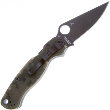 Нож складной SPYDERCO Para Military 2 G-10 Camo/Black blade