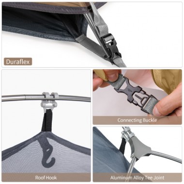 Палатка NATUREHIKE Cycling Ultralight, 1 местная, желтая