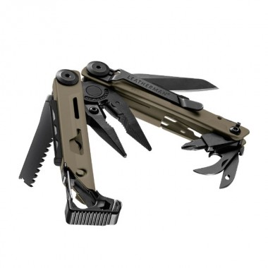 Мультитул LEATHERMAN Signal Black Coyote Tan, 19 инстр, 11,4см, чехол нейлон
