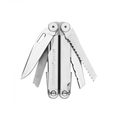 Мультитул LEATHERMAN Wave Plus, 18 инстр, 10см, чехол кожа