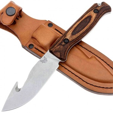 Нож BENCHMADE Saddle Mountain Skinner Guthook, Wood, S30V клинок P 10,7 см