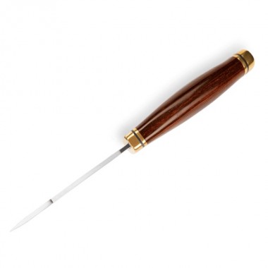 Нож BUCK 191 Zipper, DymaLux Walnut/Brass, 420HC клинок P 10,8 см