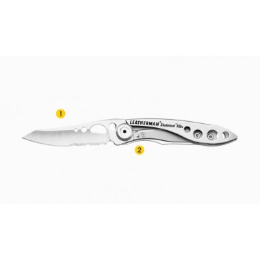 Нож LEATHERMAN Skeletool KBХ Stainless, 3 инстр, 10 см