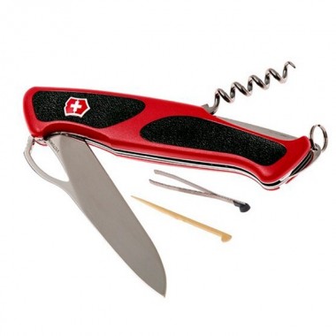 Нож перочинный Victorinox RangerGrip 63 (0.9523.MC) 130 мм 5 функций красный/черный