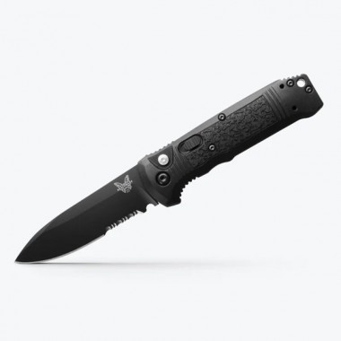Нож складной BENCHMADE Casbah, Grivory Black, S30V клинок черн. PS 8,6 см