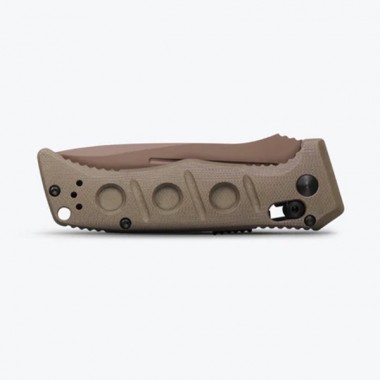 Нож складной BENCHMADE Mini Auto Adamas, G-10 OD Green, Cru-Wear клинок P 8,3 см