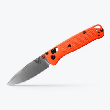 Нож складной BENCHMADE Mini Bugout, Grivory Orange, S30V клинок P 7,2 см