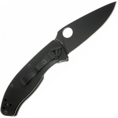 Нож складной SPYDERCO Tenacious G-10 Black/Black blade