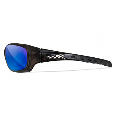 Очки защитные Wiley X WX Gravity (Frame: Black Crystal, Lens: Polarized - Blue Mirror)