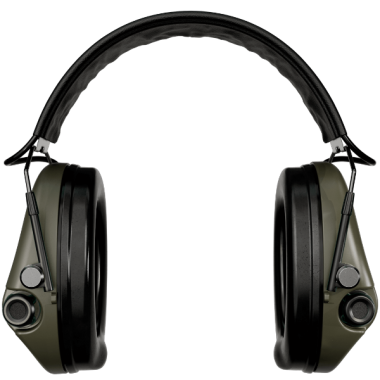 АКТИВНЫЕ НАУШНИКИ SORDIN SUPREME PRO-X SLIM LEATHER (хаки/черная кожа)