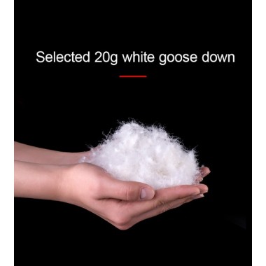 Тапочки теплые NATUREHIKE гусиный пух, черные