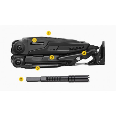 Мультитул LEATHERMAN Mut EOD, 16 инстр, 12,7см, чехол Molle