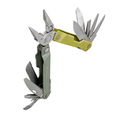 Мультитул LEATHERMAN Rebar Mossy Slate, 17 инстр, 10,16см, чехол нейлон