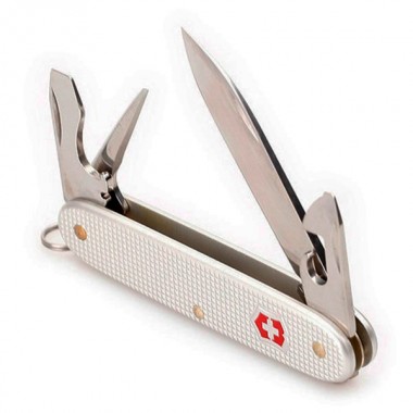 Нож перочинный Victorinox Pioneer Alox (0.8201.26) 93мм, 8 функций серебристый карт.коробка