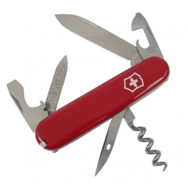 Нож перочинный Victorinox Sportsman (0.3802) 84мм, 12 функций, красный