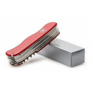 Нож перочинный Victorinox Work Champ (0.8564), 111мм, 21 ф., красный