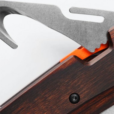 Нож складной BENCHMADE Grizzly Creek, Wood Dark Brown, S30V клинок P 8,9 см