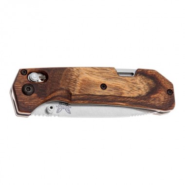 Нож складной BENCHMADE Grizzly Creek, Wood, S30V клинок P 8,9 см