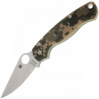 Нож складной SPYDERCO Para Military 2 Camo G-10