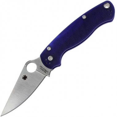 Нож складной SPYDERCO Para Military 2 CPM S110V G-10 Blue