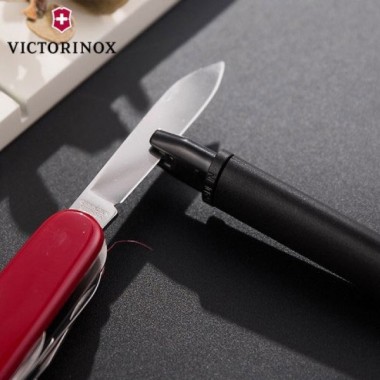 Точилка для пероч.ножей Victorinox Dual-Knife (4.3323) 140 мм черный/красный блистер
