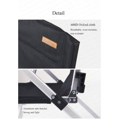 Стул складной NATUREHIKE Nightfall L06, 4,2 кг, регулировка наклона