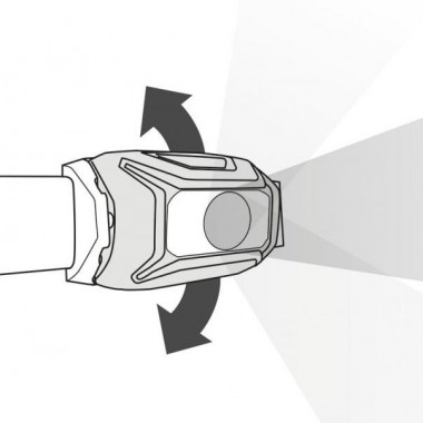 Фонарь налобный Petzl Actik 450 лм, серый