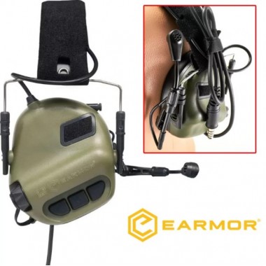 Активная гарнитура EARMOR M32-FG (MOD3), зеленая