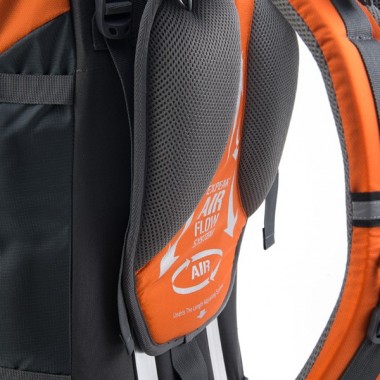 Рюкзак туристический NATUREHIKE Tanfeng, 70+5L, 75х33х27см, оранжевый