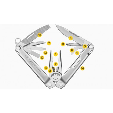 Мультитул LEATHERMAN Bond, 14 инстр, 10см, чехол нейлон