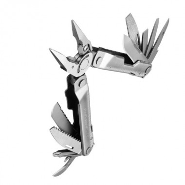Мультитул LEATHERMAN Rebar Stainless, 17 инстр, 10,16см, чехол кожа
