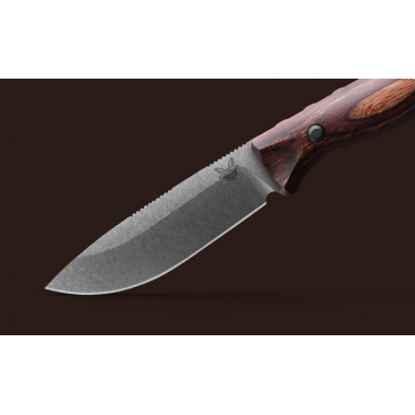Нож BENCHMADE Saddle Mountain Skinner, Wood, S30V клинок P 10,7 см