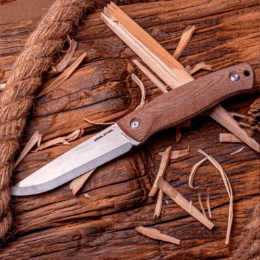 Нож Real Steel Pathfinder Fixed Brown Micarta