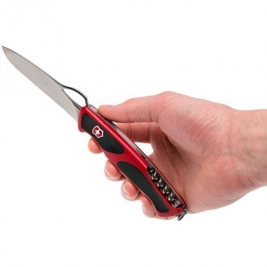 Нож перочинный Victorinox RangerGrip 63 (0.9523.MC) 130 мм 5 функций красный/черный