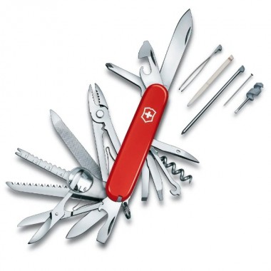 Нож перочинный Victorinox SwissChamp (1.6795) 91 мм 33 функции красный 