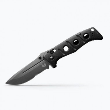 Нож складной BENCHMADE Adamas, G-10 Black, Cru-Wear клинок черн. PS 9,7 см