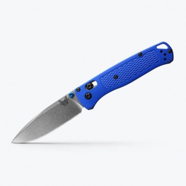 Нож складной BENCHMADE Bugout, Grivory Blue, S30V клинок P 8,2 см