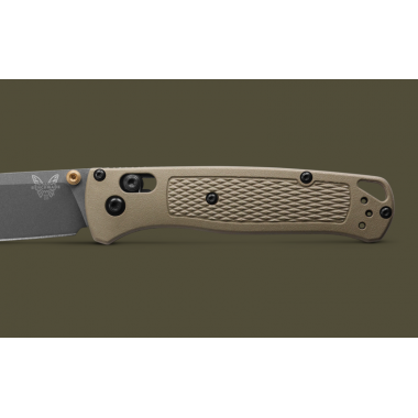 Нож складной BENCHMADE Bugout, Grivory Ranger Green, S30V клинок черн. P 8,2 см