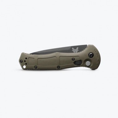 Нож складной BENCHMADE Claymore, Grivory Ranger Green, D2 клинок черн.кобальт P 9,1 см