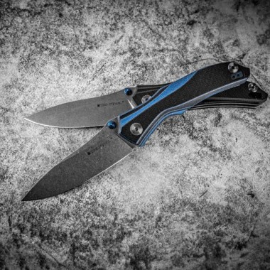 Нож складной Real Steel E802 Horus Blackblue