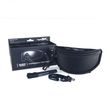 Очки защитные Wiley X Saber Advaced (Frame: Matte Black, Lens: Smoke Grey)
