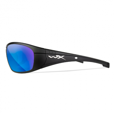 Очки защитные Wiley X WX Boss (Frame Matte Black, Lens Polarized - Blue Mirror)