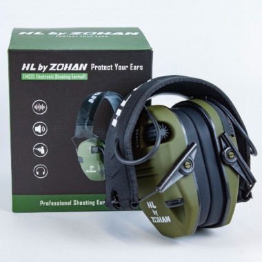 Активные наушники HL by ZOHAN EM025, NRR 23dB, Green
