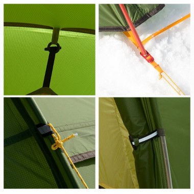 Палатка NATUREHIKE Opalus, 3 местная, зеленая