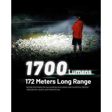 Фонарь NITECORE NU45 (8xNiteLabUHE, 1700люмен, 172метра, 86часов, 18650)
