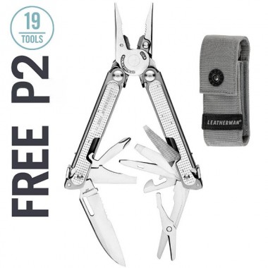 Мультитул LEATHERMAN Free P2, 19 инстр, 10,8см, чехол нейлон