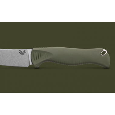 Нож BENCHMADE Meatcrafter, Santoprene Dark Olive, CPM154 клинок P 15,4 см